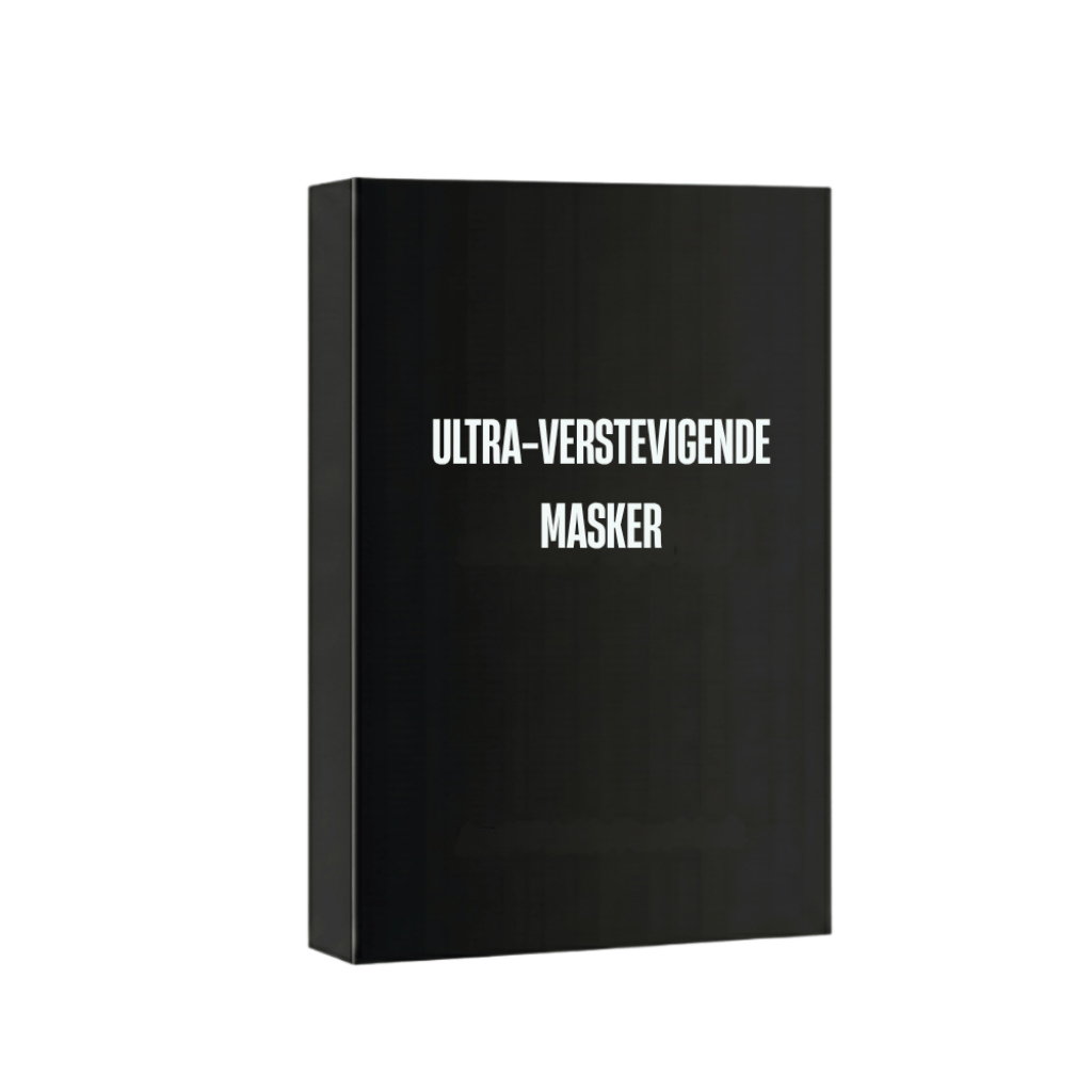 Ultra-verstevigende masker, gesigsorgmasker vir 'n gladder voorneme van die vel.