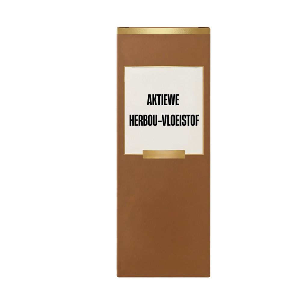 Aktiewe Herbou-vloeistof verpakking, velgefokusde skoonheidsvloeistof vir daaglikse gebruik.