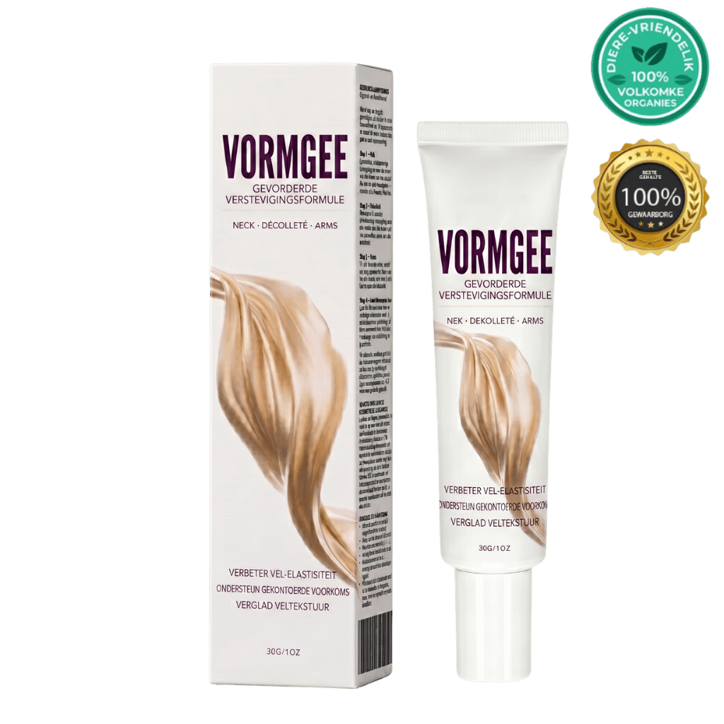Hervormende ligroom in 'n tube, ontwerp om die vel van die nek, dekolleté en arms te verbeter.