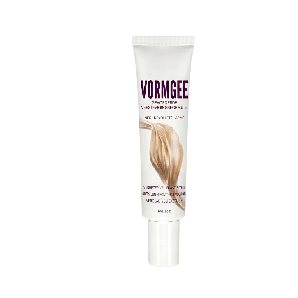 Vormgee geavanceerde verstevingsformule vir nek, dekolleté en arms in 'n elegante verpakking.