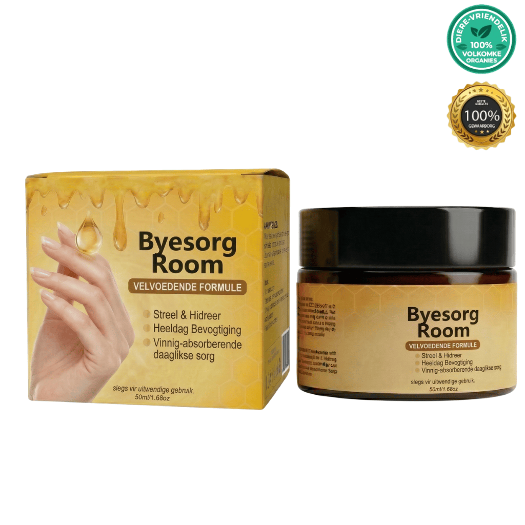 Luukse byesorgroom with velvety formula for daily skin care and nourishment.