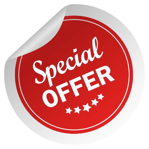 Special Offer sticker for promotional marketing on Inkoop-Spesiale Bundel products