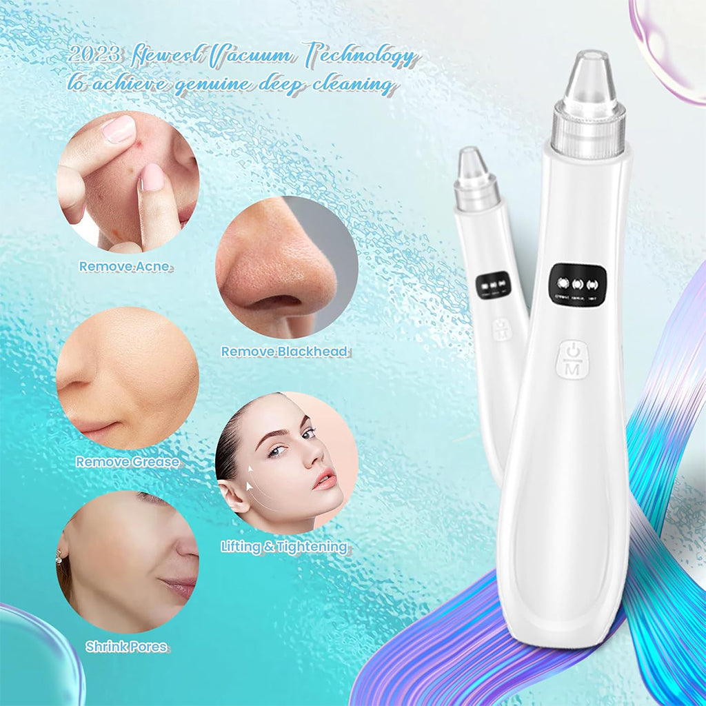 Aardlig PoreClean Pro image showcasing its features like removing acne, blackheads, grease, and lifting skin.