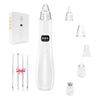 Aardlig PoreClean Pro, herlaaibare gesigssuigtoestel met verstelbare suigvlakke en verskillende ophegpunte.